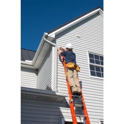 Louisville Ladders FE3224 24 Foot Fiberglass Extension Ladder